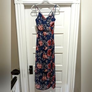 Sienna Sky- Small Blue Floral Dress
